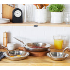 Titanium Series 3 Piece Fry Pan Set by Heritage Steel — view 2