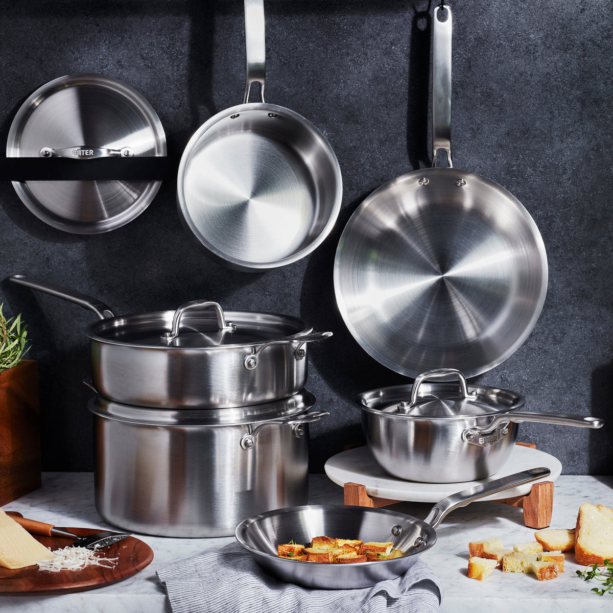 Eater x Heritage Steel 10 Piece Cookware Set by Heritage Steel — view 2