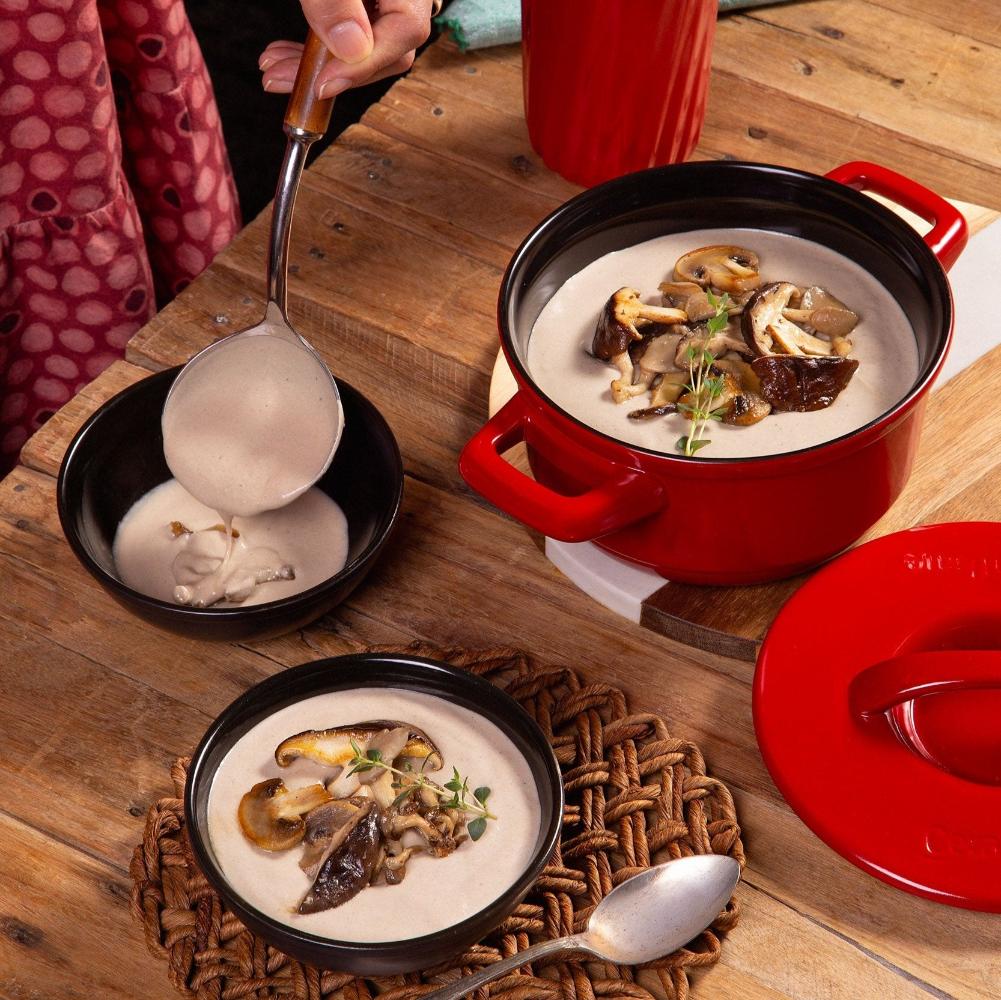 Duo 9 Piece Ceramic Cookware  Set - Ceramic Lid