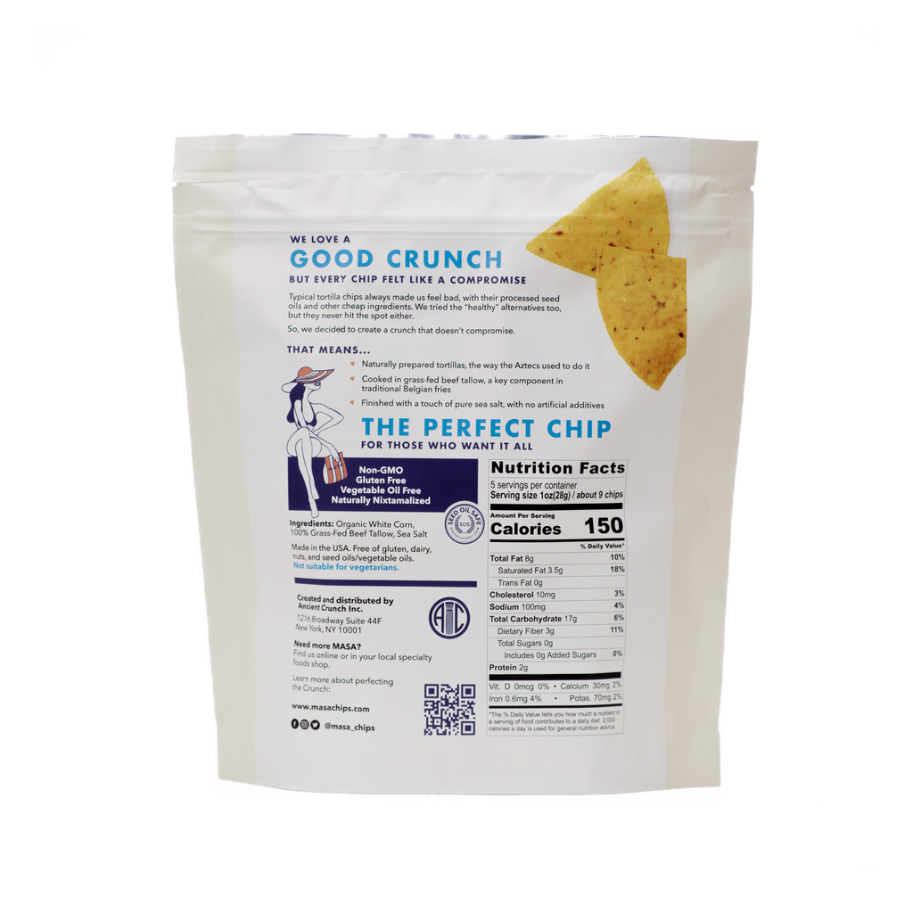 MASA White tortilla chips - product photo 3
