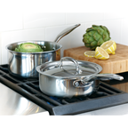 Titanium Series 3 Quart Saucepan with Lid by Heritage Steel — view 3