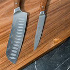 Damascus Santoku Paring Set