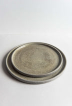 Stoneware Dinner Plates "Concrete"