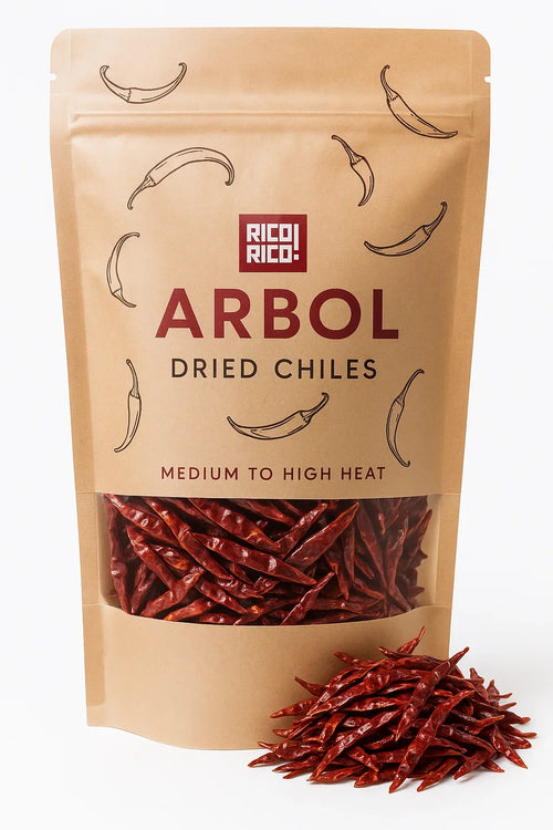 Chile de Árbol Dried Chiles – Hot & Authentic Mexican Peppers by Rico Rico - product photo 2