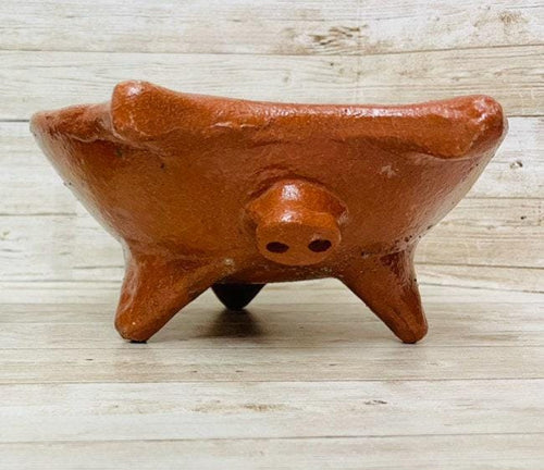 Authentic Mexican Pig Molcajete – Molcajete Mexicano de Barro en Forma de Marranito - product photo 1