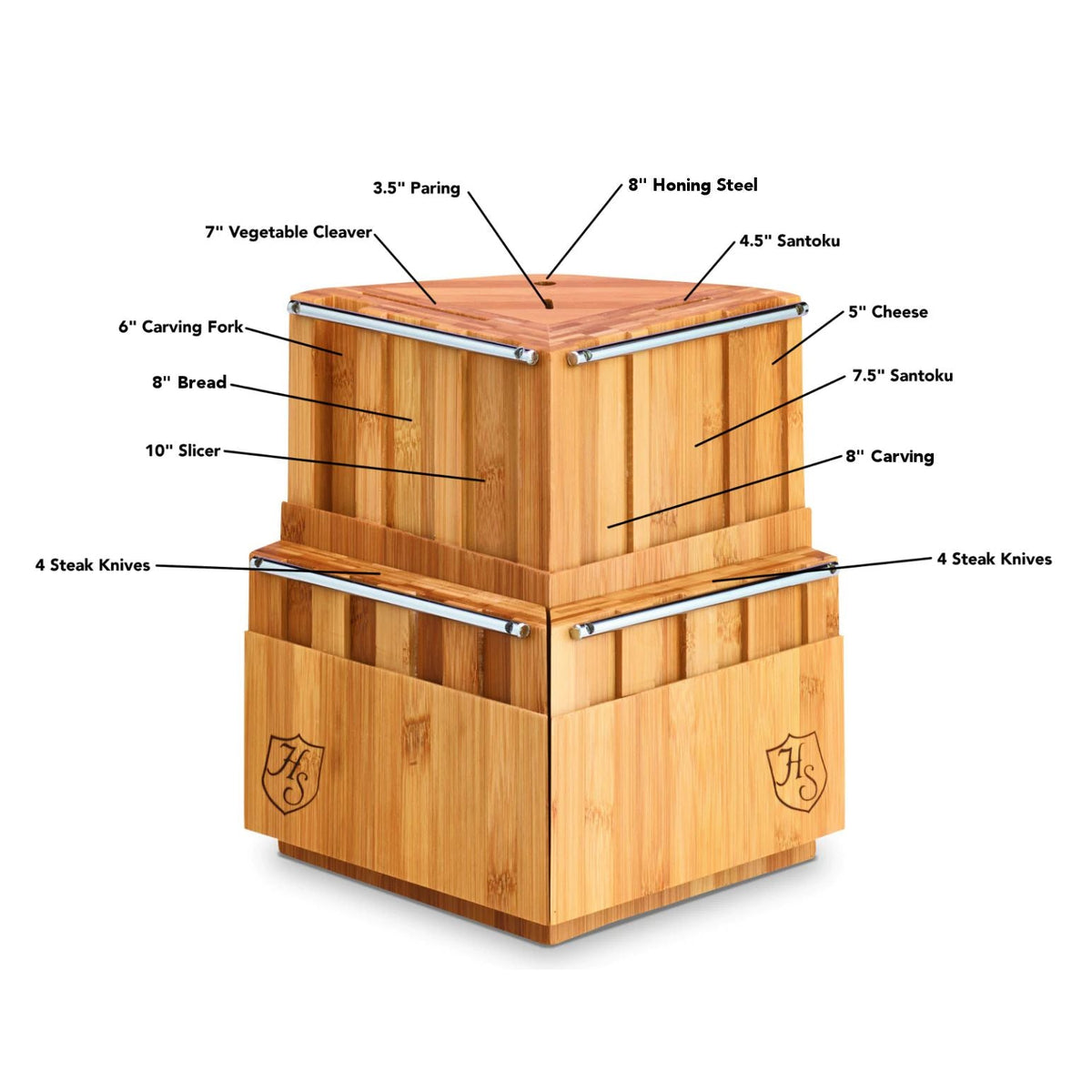 Hammer Stahl 21 Piece Classic Collection by Heritage Steel — view 4
