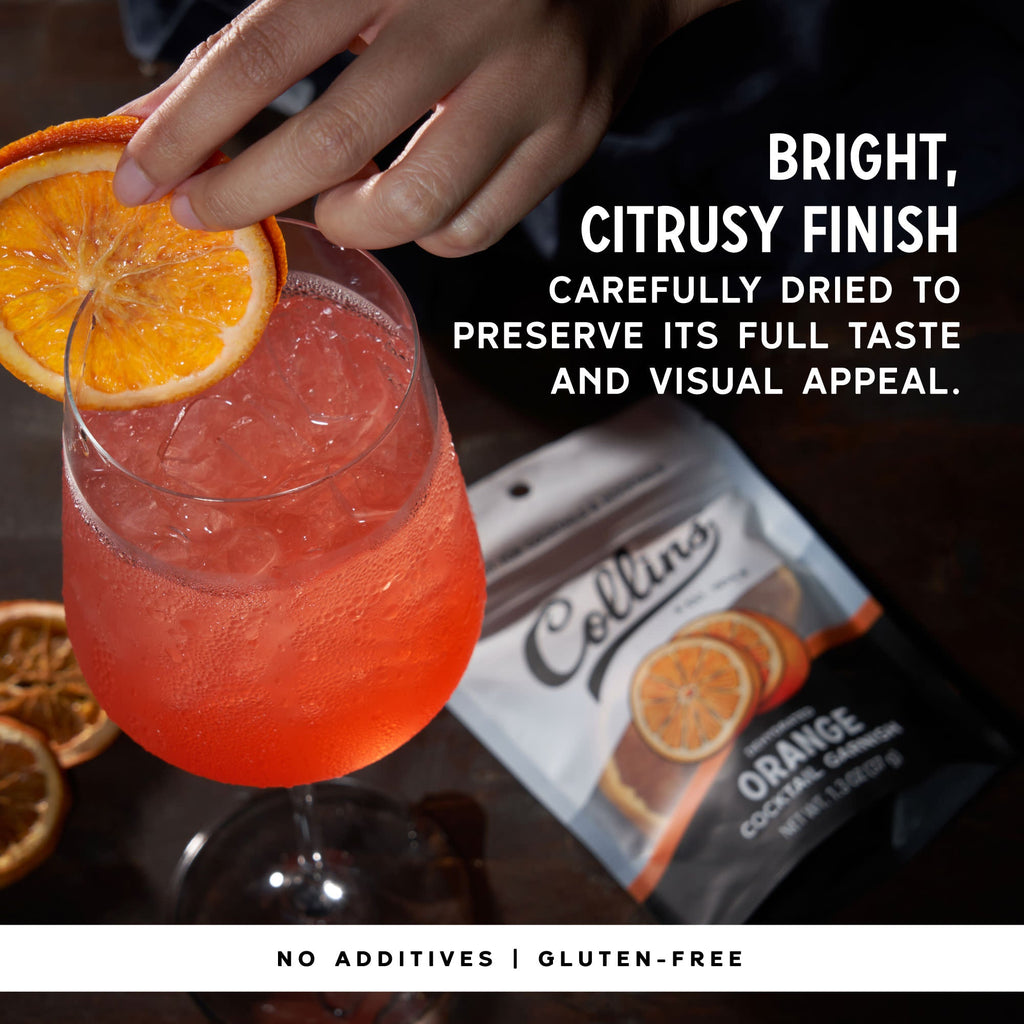 Dehydrated Orange Cocktail Garnish, 1 oz