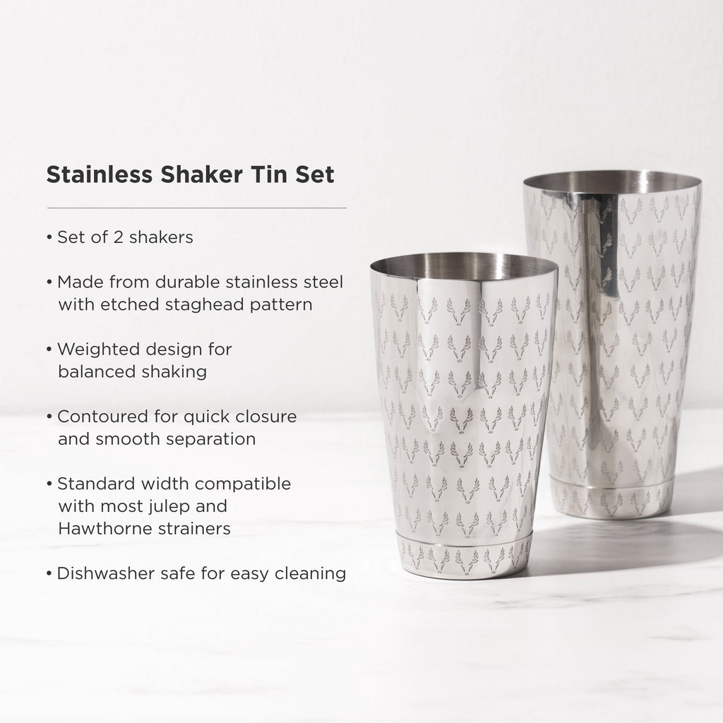 Harrison Staghead Shaker Tin Set