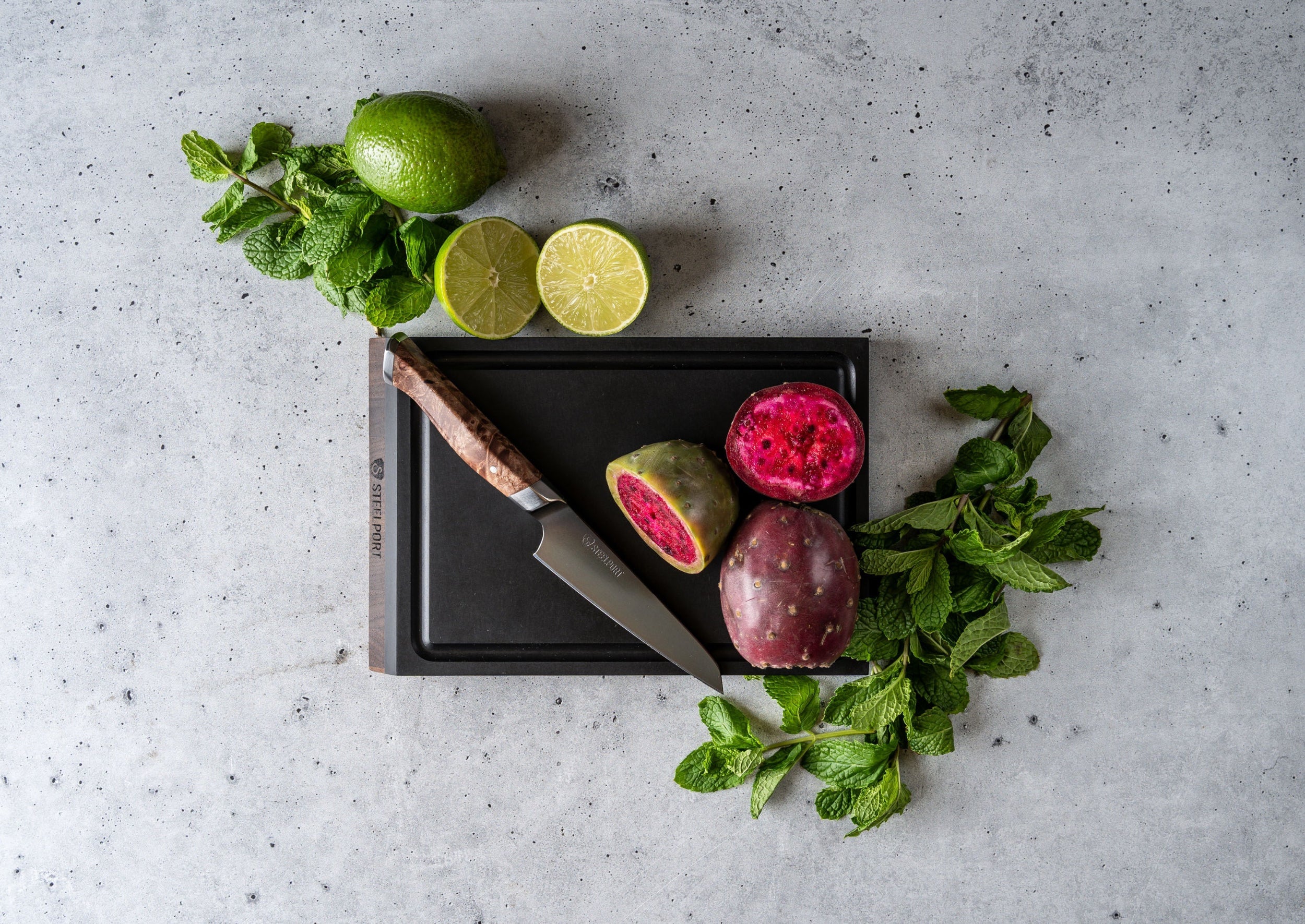SteelCore™ 2-in-1 Walnut Cutting Board, 9"x6"