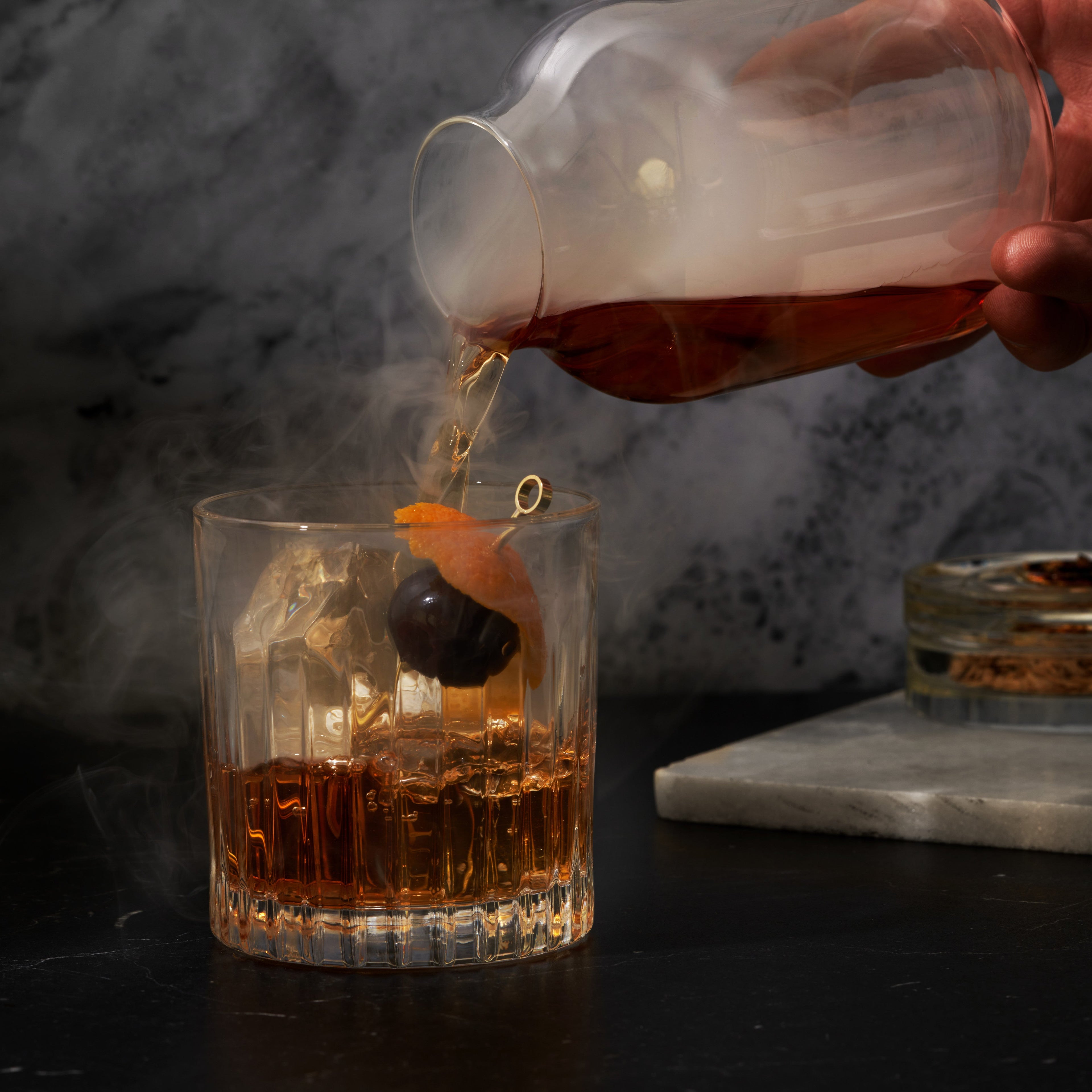 5 Piece Stacking Smoked Cocktail Kit